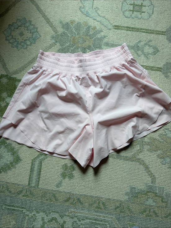 lululemon athletica Pants - Women's Light Pink Lulu lemon shake it out high rise shorts